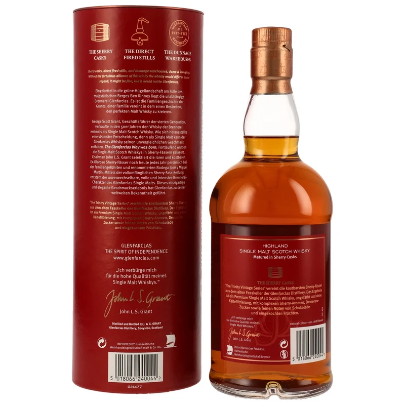 Glenfarclas | The Trinity Vintage Series No.1 | Sherry Vintage 2012 | 46%