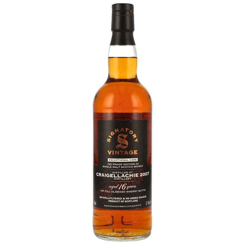 Craigellachie 100 Proof Edition #4 | 2007/2024 | Signatory Vintage | 57,1%
