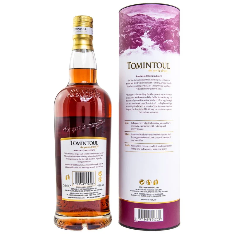Tomintoul Tawny Port Cask Finish 40% 0,7l