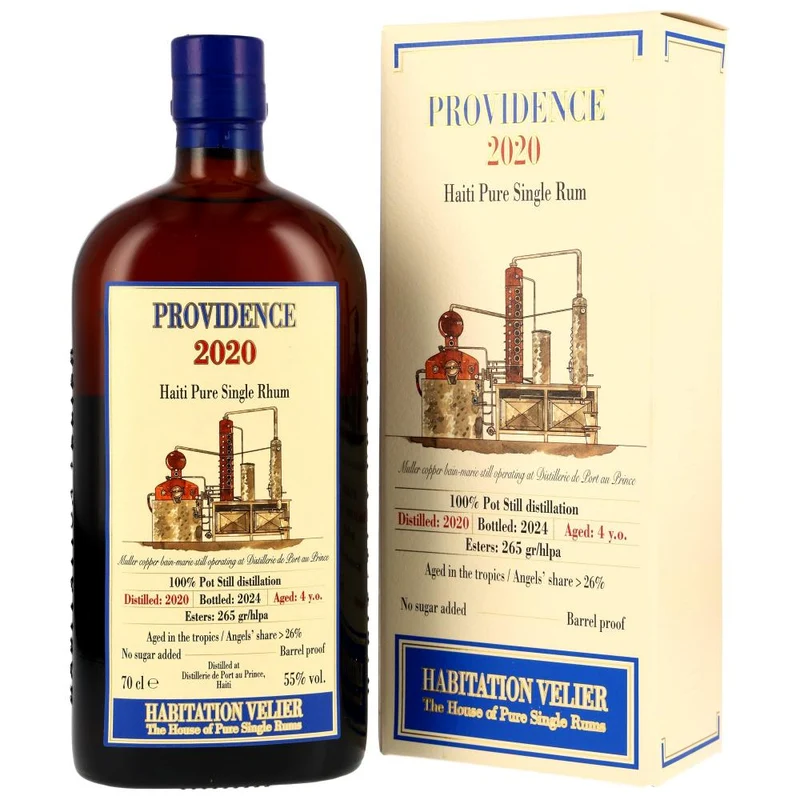 Providence 4 Jahre Port au Prince 2020 Habitation Velier 55% 0,7l