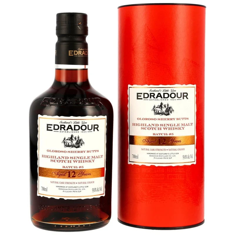 Edradour 12 Jahre Cask Strength Batch #5 59% 0,7l