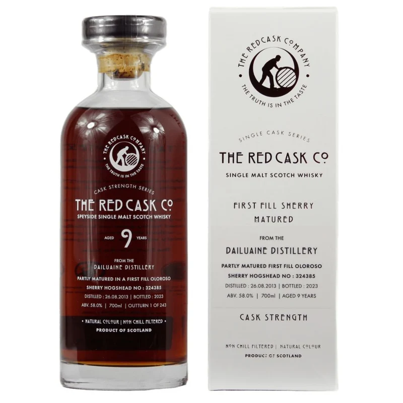 Dailuaine 9 Jahre The Red Cask Co. Cask #324385 58% 0,7l