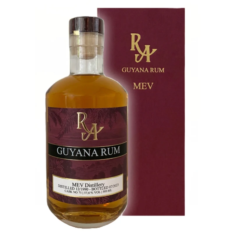 RA Guyana Rum 32 Jahre MEV 1990/2023 Cask #71 57,6% 0,5l