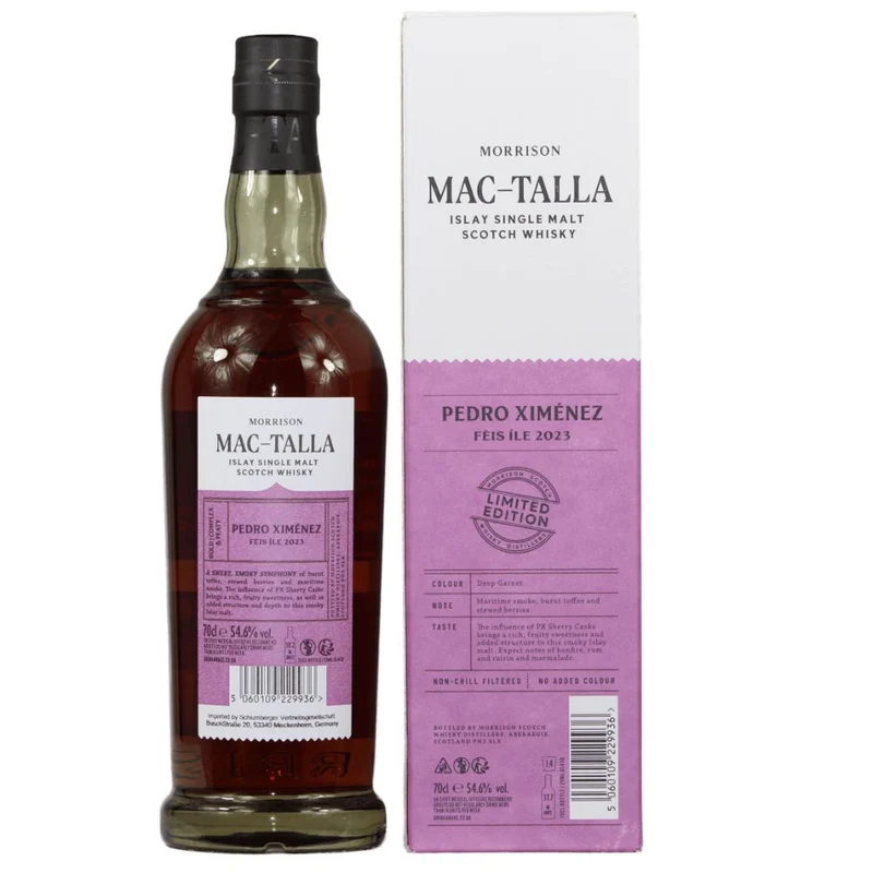 Mac-Talla Limited Edition Pedro Ximenez 54,6% 0,7l