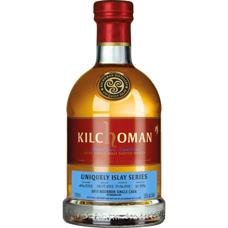 Kilchoman Uniquely Islay Series 2015/2023 Bourbon Single Cask 56% 0,7l