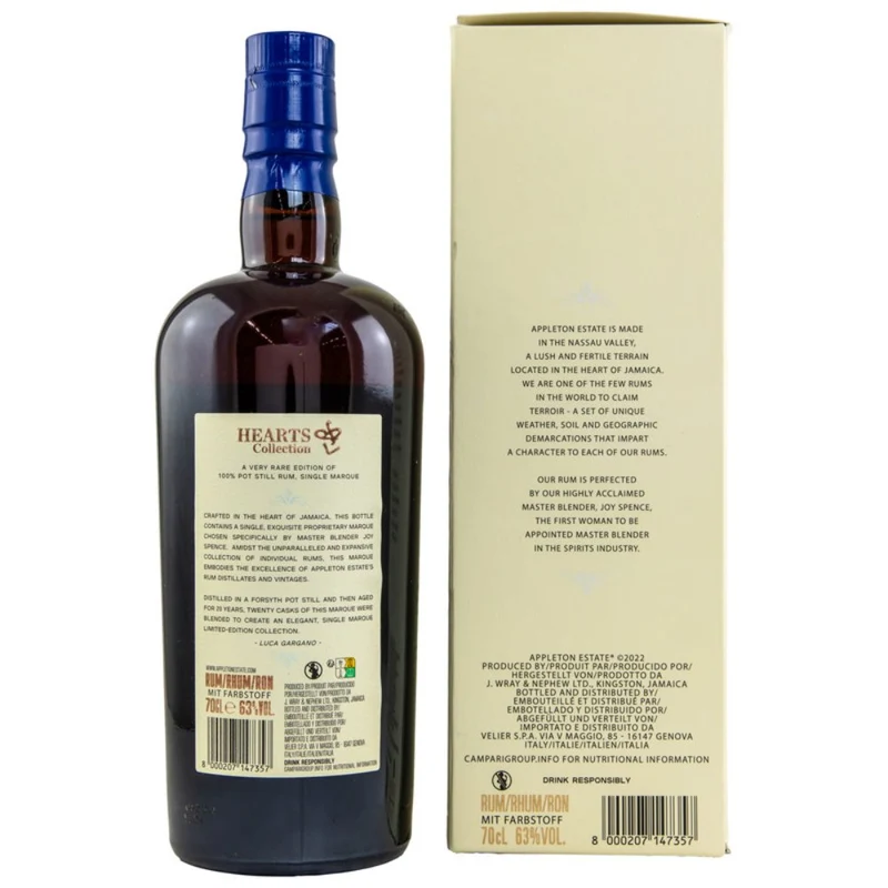 Appleton Rum 20 Jahre 2002/2022 Hearts Collection 63% 0,7l