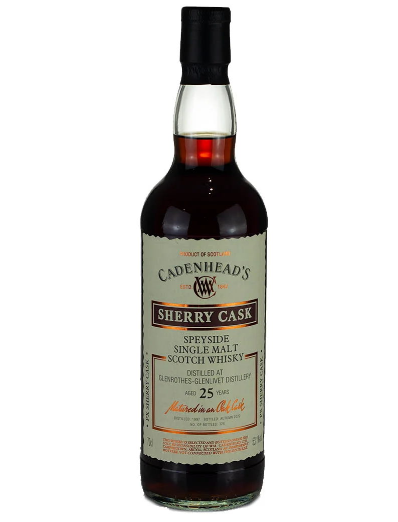 Glenrothes 25 Year Old 1997 Cadenhead's Sherry Cask