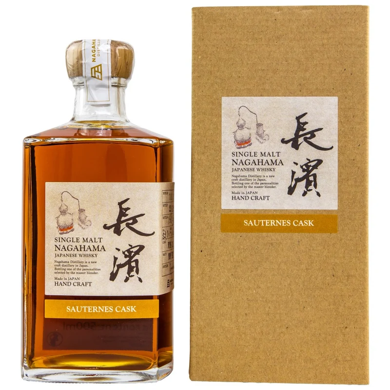 Nagahama 4 Jahre 2018/2022 Bordeaux Sauternes Cask #1562 53% 0,5l