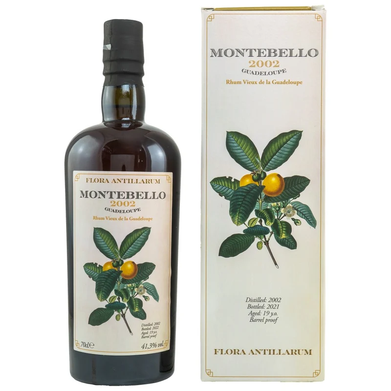 Montebello 19 Jahre Flora Antillarum Rum 2002/2022 41,3% 0,7l