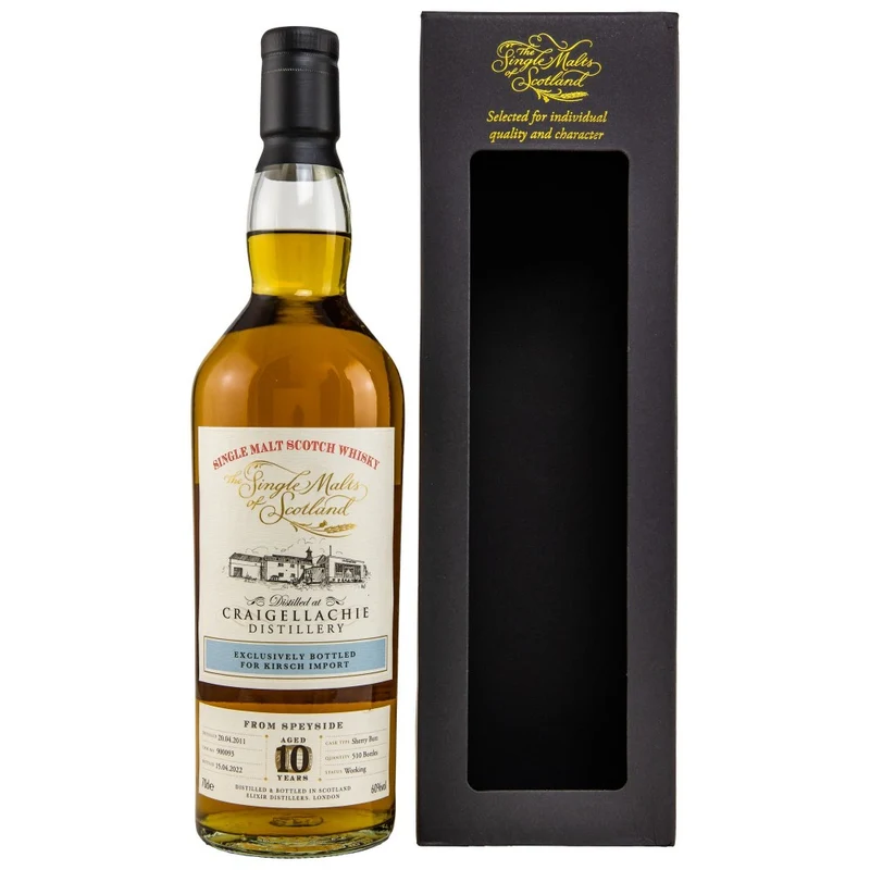Craigellachie 10 Jahre 2011/2022 Single Malts of Scotland Cask #900093 60% 0,7l