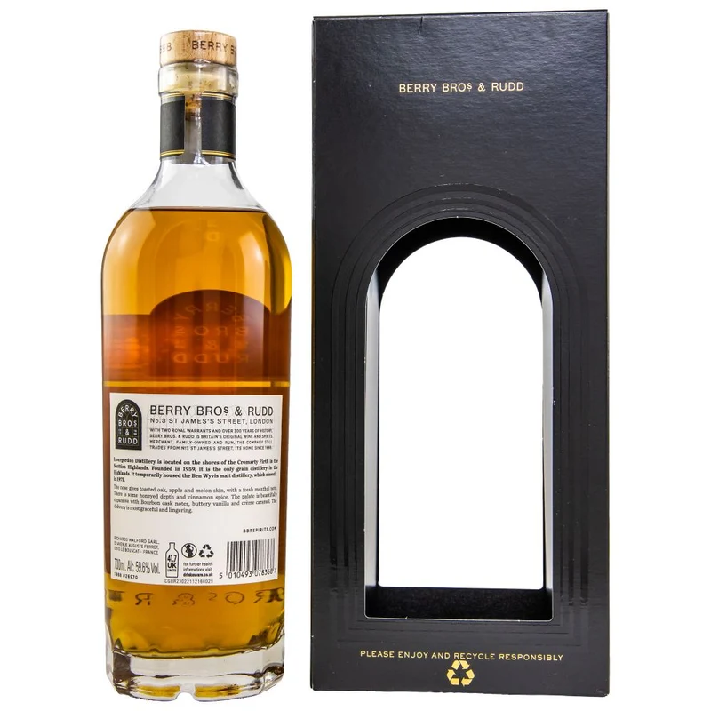 Invergordon 34 Jahre 1988/2023 Cask #26970 Berry Bros & Rudd 59,6% 0,7l