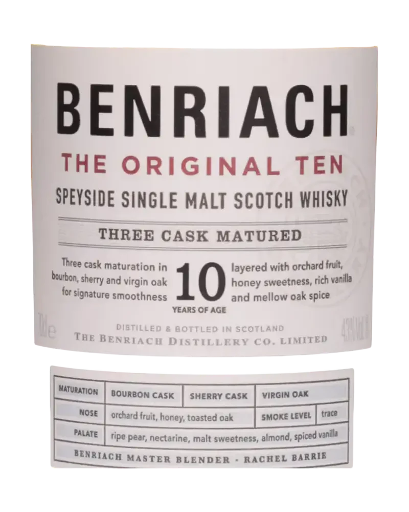 Benriach The Original Ten 10 Jahre (Tube)