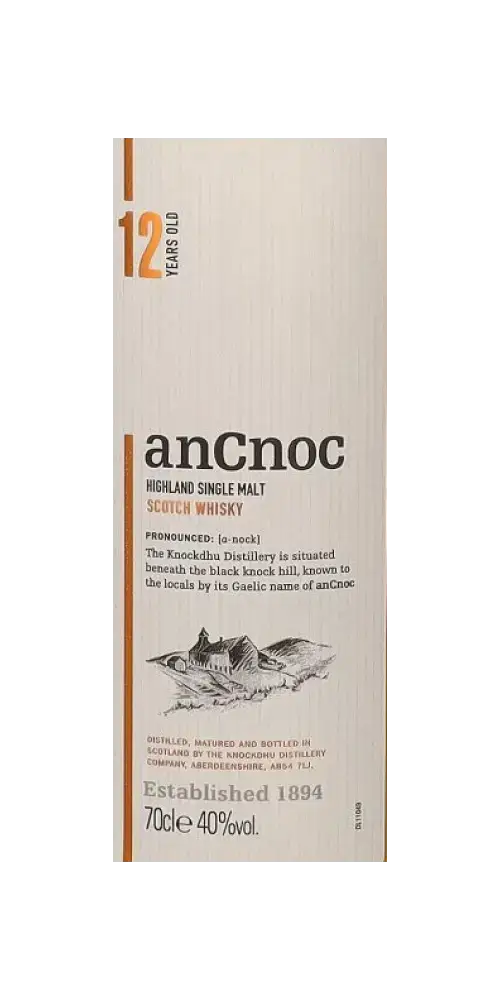 AnCnoc 12 Jahre (Tube)