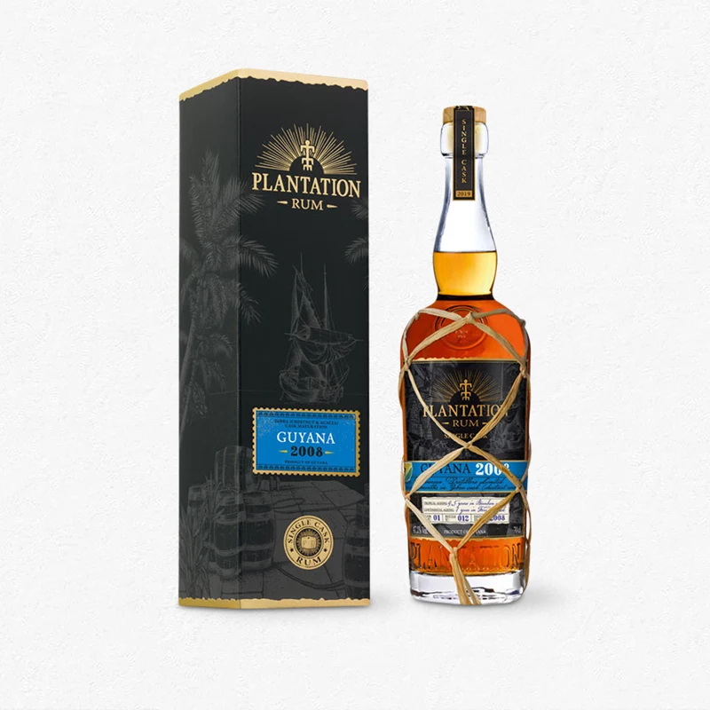 Plantation Guyana 2008 Single Cask Rum Kastanie/Akazie Cask Finish 47,1% 0,7L