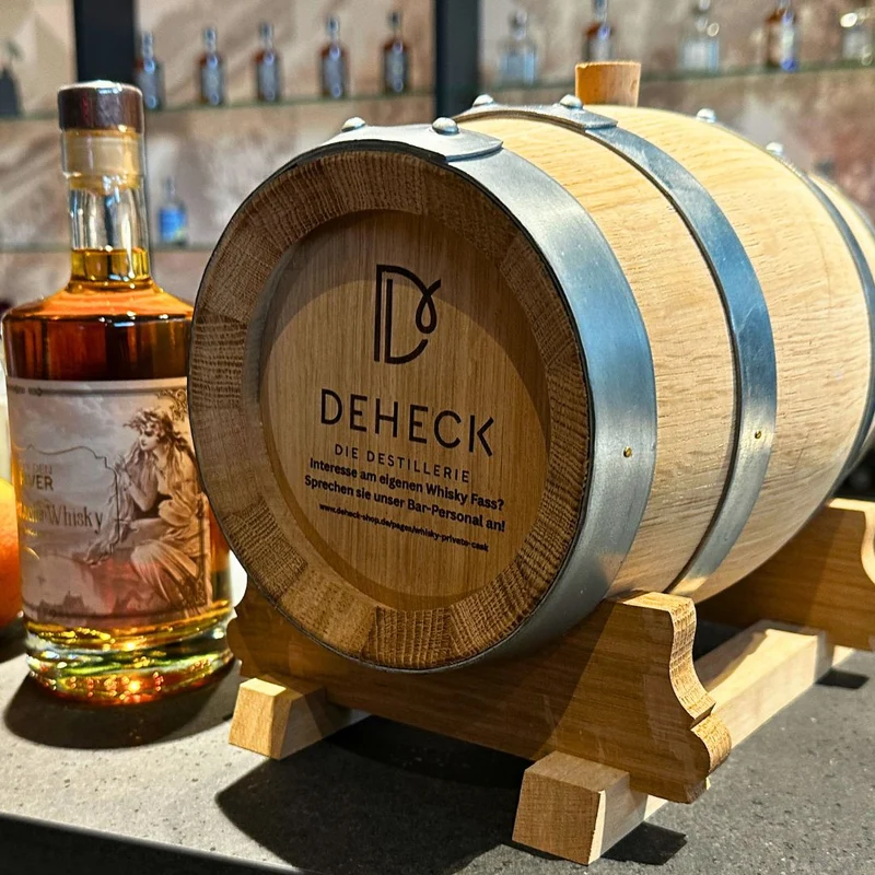 3 Liter Whisky-Fass mit eigenem Namen / Firmenlogo | gefüllt mit Single Malt Whisky | 45%