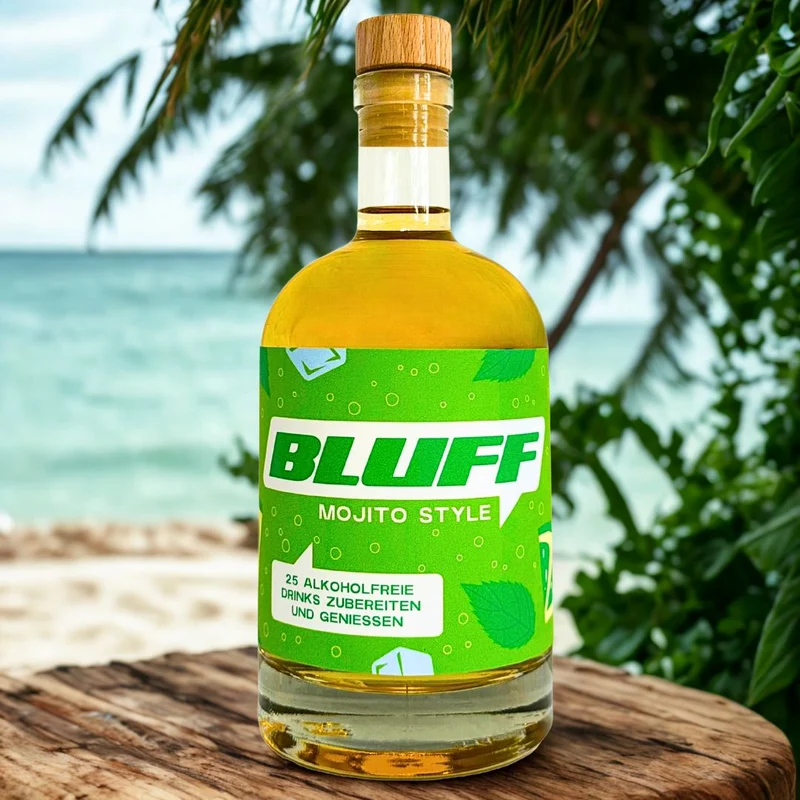 BLUFF Sirup Mojito Style | 25 Virgin Mojito zum Mixen je Flasche