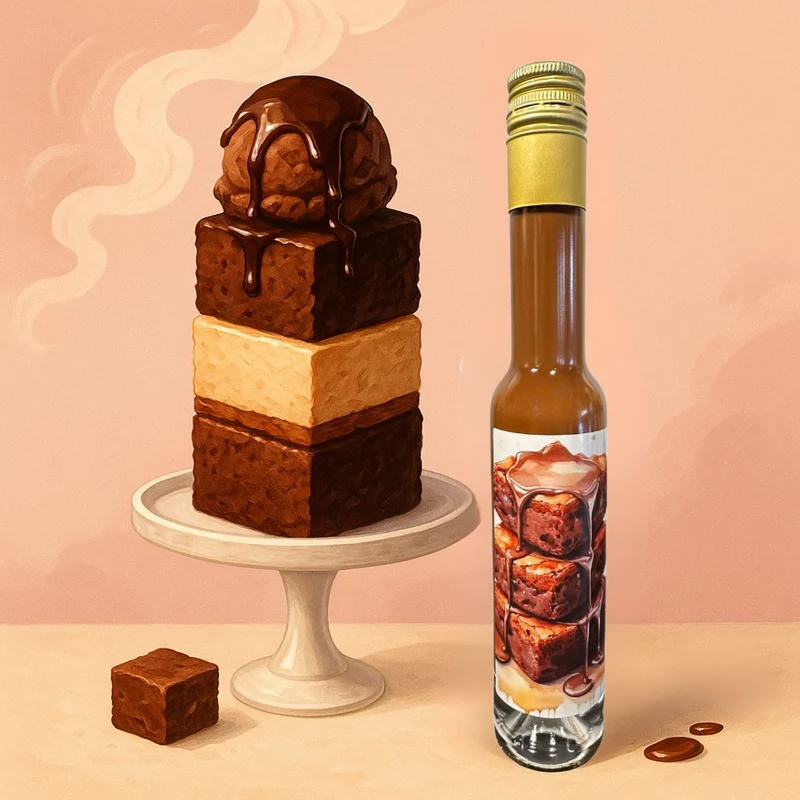 Brownie Sahnelikör | Brownie Likör zum Backen für Kuchen mit Likör | 15%