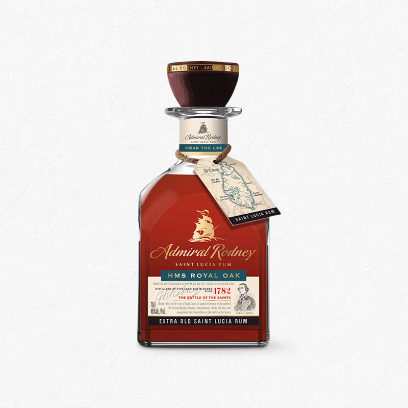 Admiral Rodney St. Lucia Rum HMS Royal Oak 40% 0,7L