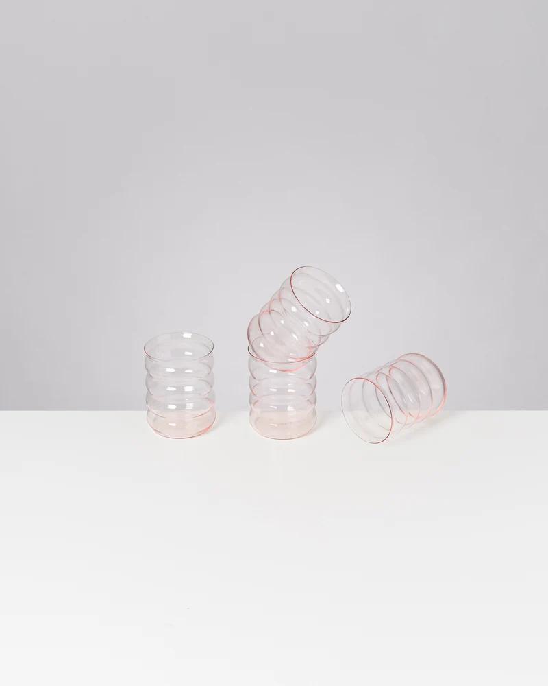 Joia Glas groß bubble rosé 4er-Set