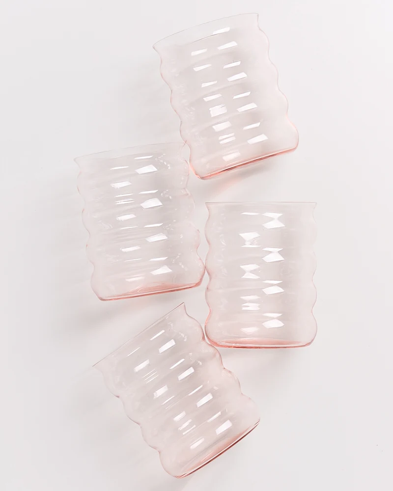 Joia Glas groß bubble rosé 4er-Set