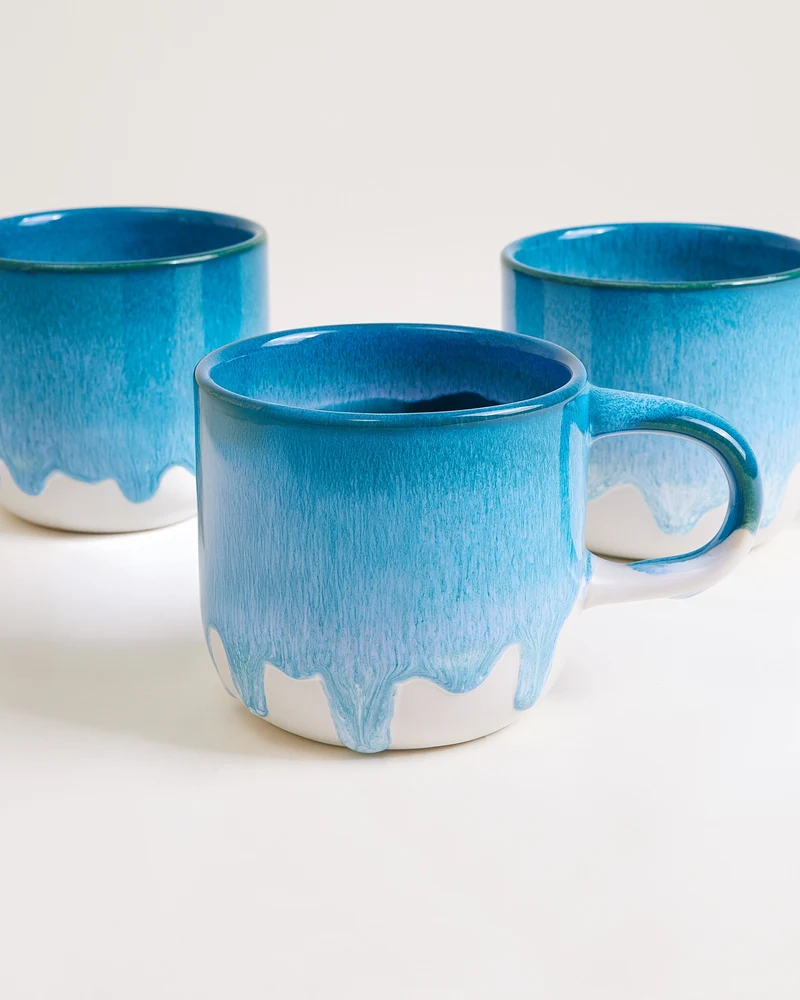 Coimbra Tasse groß türkis 6er-Set