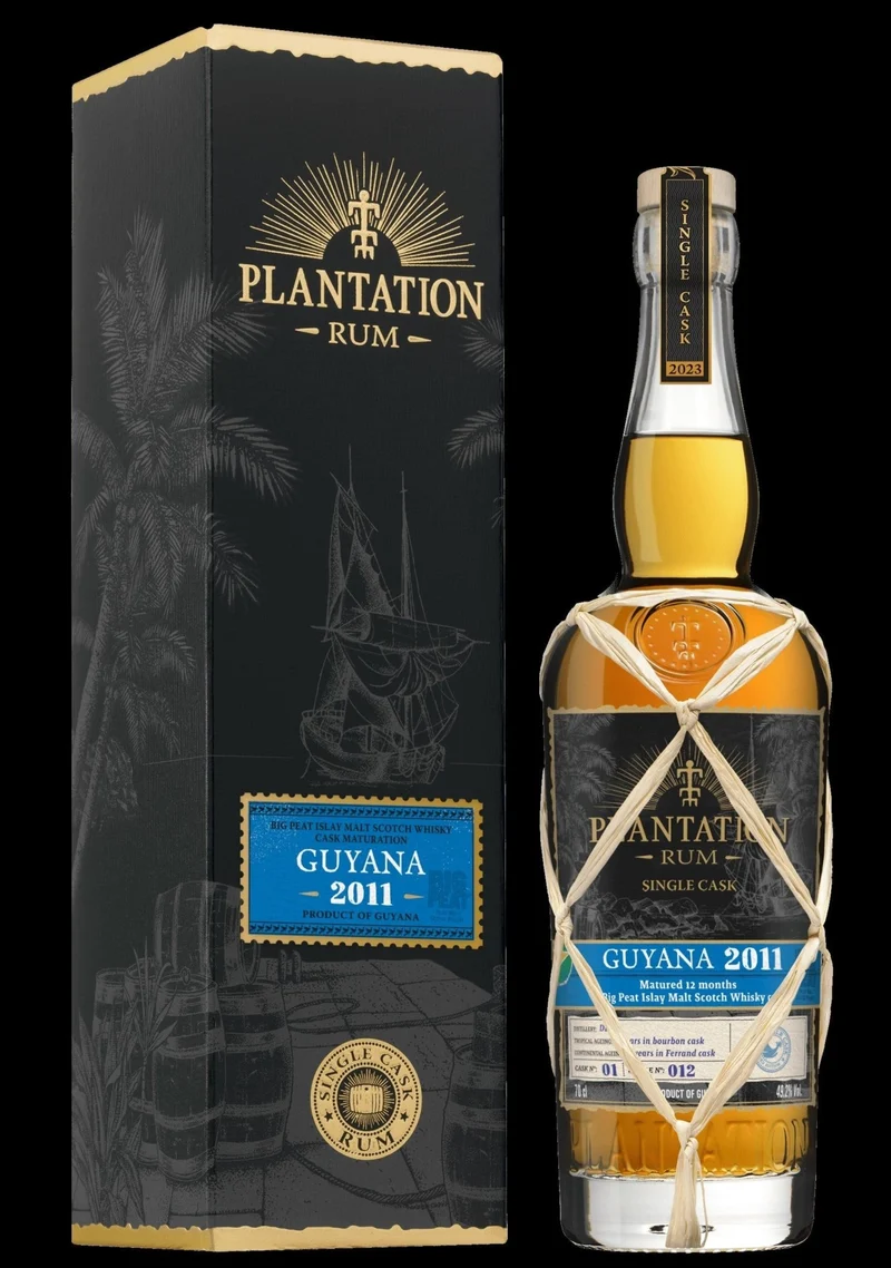 Plantation Guyana 2011 DDL 2023 Big Peat Whisky Finish XO 0,7l 48,8 % vol. single cask Rum Planteray