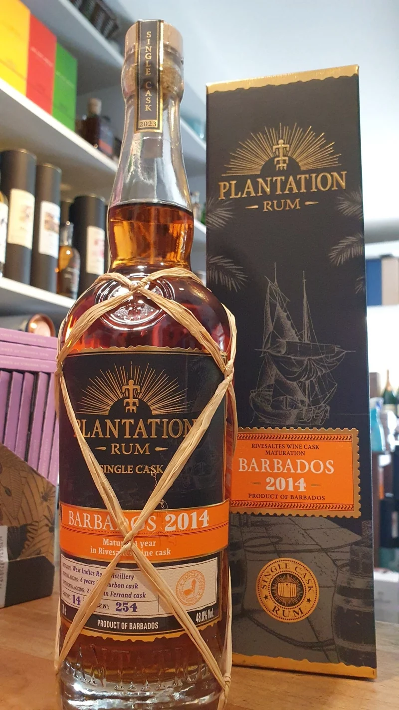 Plantation Barbados 2014 2023 Riversaltes Finish XO 0,7l 48 % vol. single cask Rum #25 Planteray
