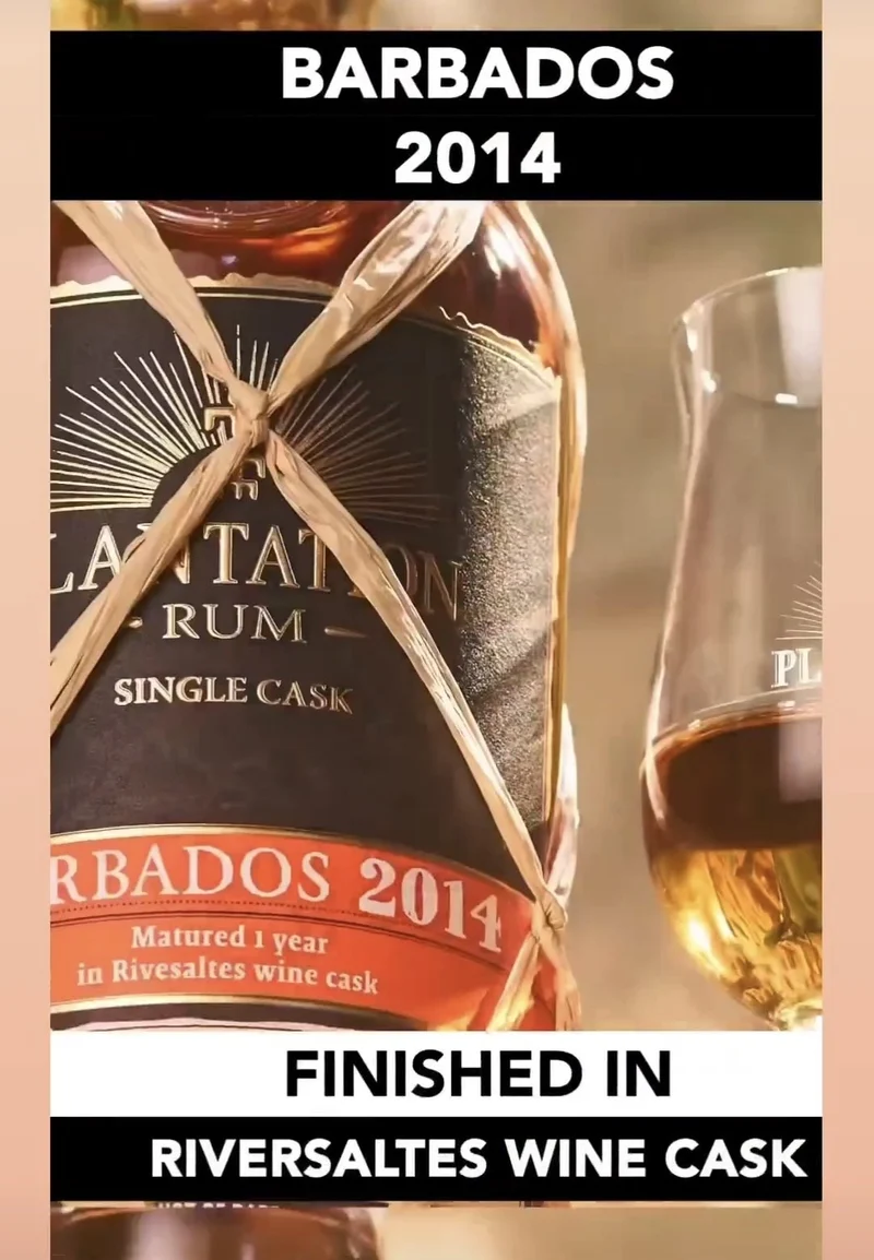 Plantation Barbados 2014 2023 Riversaltes Finish XO 0,7l 48 % vol. single cask Rum #25 Planteray