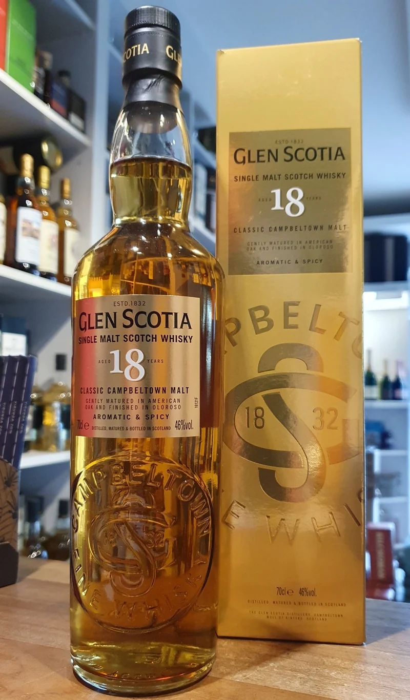 X Glen scotia 18 y 0,7l 46%vol. GePa Schottland Campbeltown alt