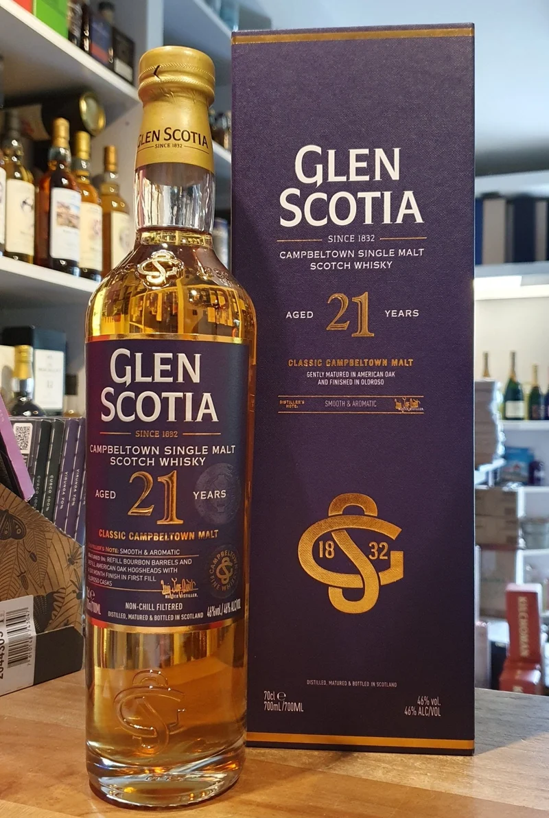 Glen scotia 21 y 2023 0,7l 46%vol. Whisky Schottland Campbeltown