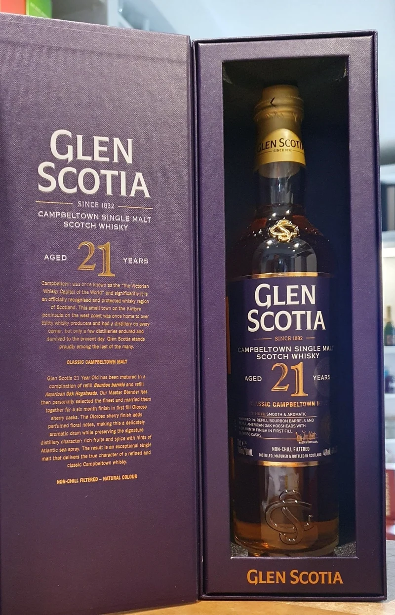 Glen scotia 21 y 2023 0,7l 46%vol. Whisky Schottland Campbeltown