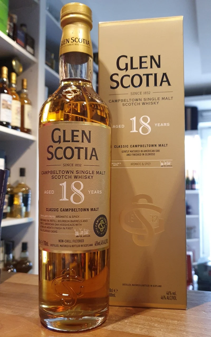 X Glen scotia 18y 0,7l 46%vol. NEU GePa Schottland Campbeltown bsc