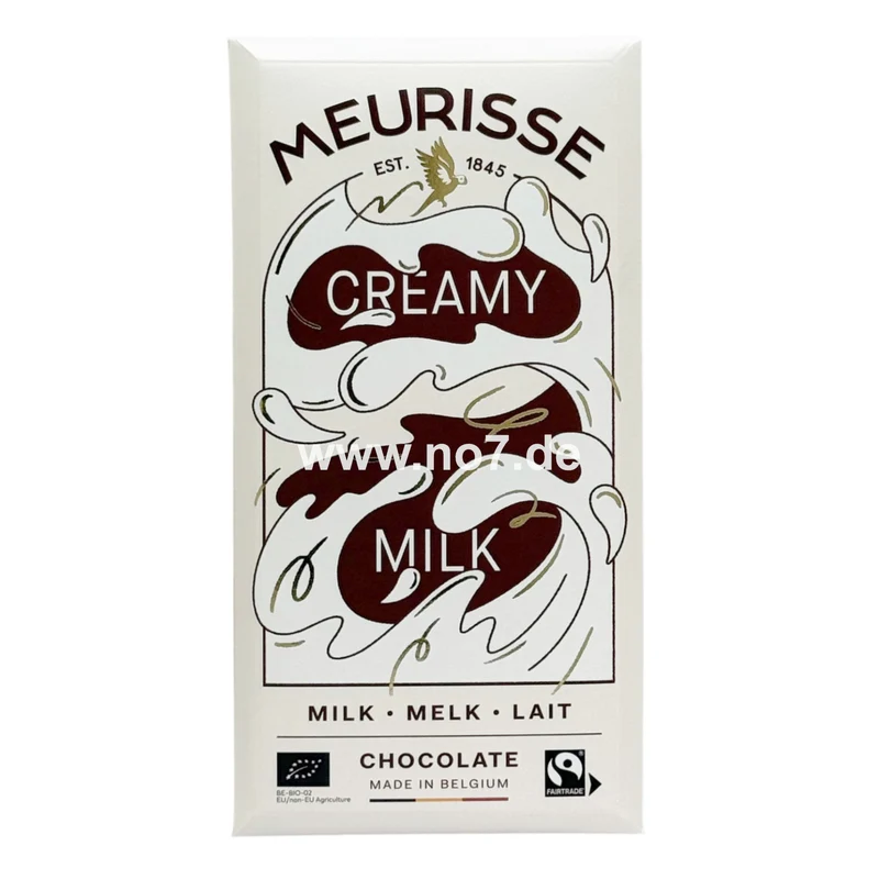 Meurisse Milk Chocolate with Creamy Milk 100g