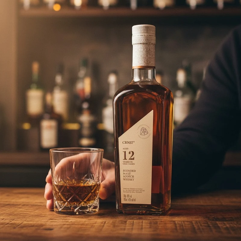 CRN57 - 12 Jahre Blended Malt Scotch Whisky - 43% Vol.