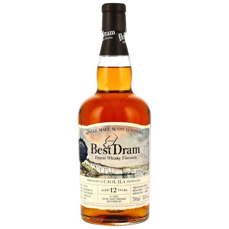 BEST DRAM - Caol Ila 2013/2026 12 Jahre 1st Fill Moscatel Hogshead #309443 - 56,8% Vol.