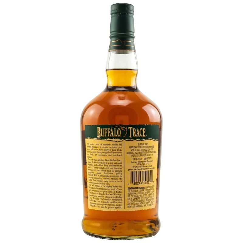 BUFFALO TRACE - Kentucky Straight Bourbon 1 Liter - 45% Vol.