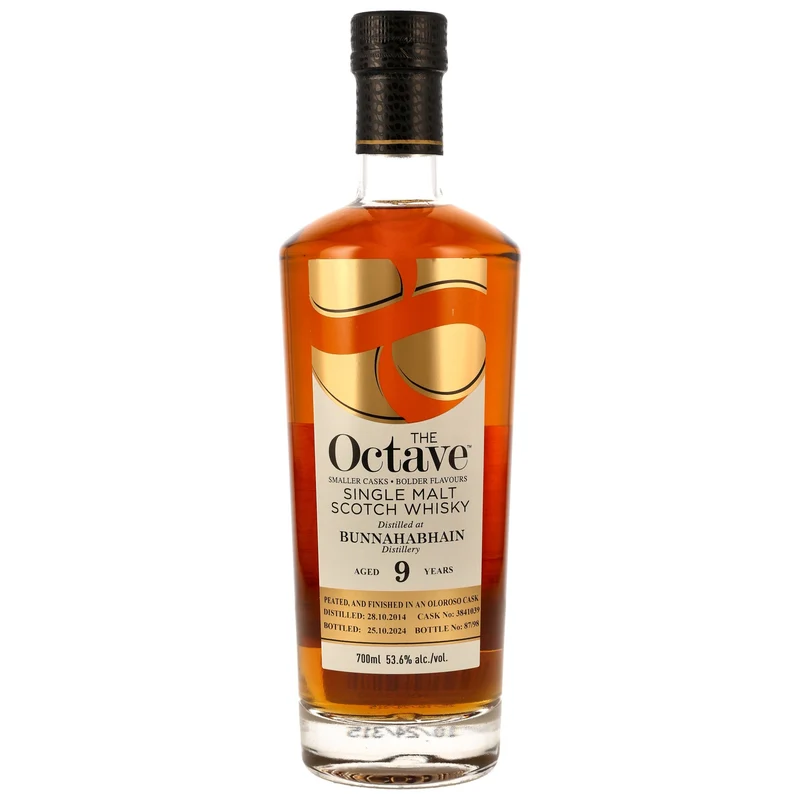 DUNCAN TAYLOR - Bunnahabhain Peated 2014/2024 9 Jahre Oloroso Sherry Cask Finish #3841039 TheOctaves - 53,6% Vol.