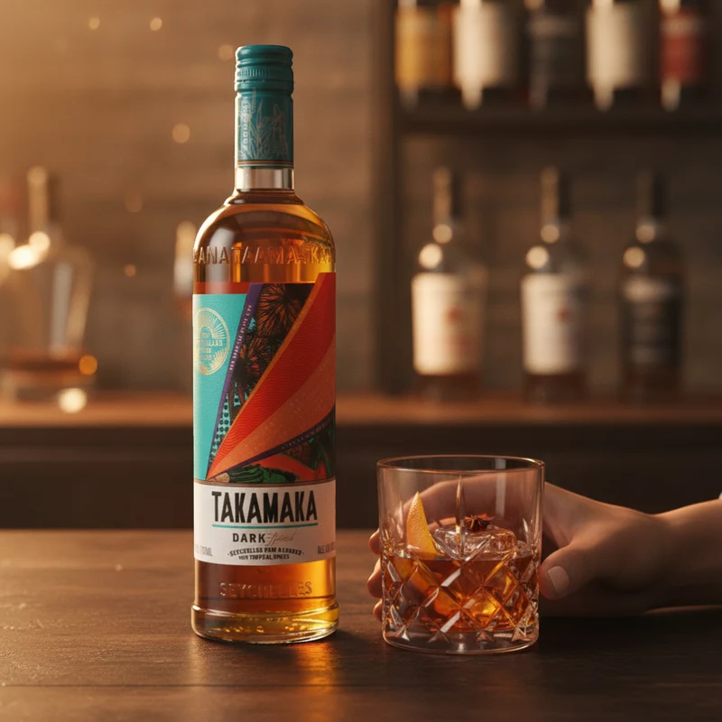 TAKAMAKA - Dark Spiced Rum - 38% Vol.