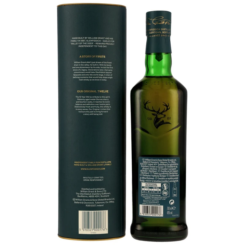 GLENFIDDICH - 12 Jahre Edition 2026 - 40% Vol.