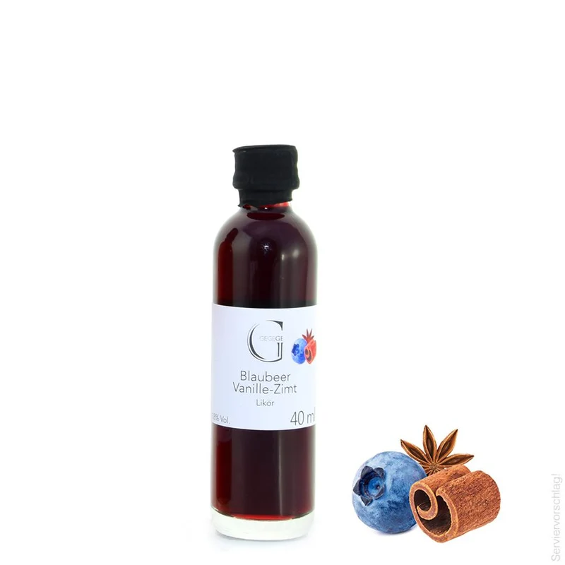 Blaubeer mit Vanille-Zimt Likör - mini 40 ml