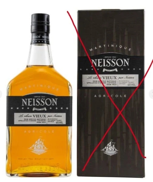 Neisson Le Rhum Vieux 45% vol. 0,7l o.GP Rum Agricole Rhum Martinique AOC braun