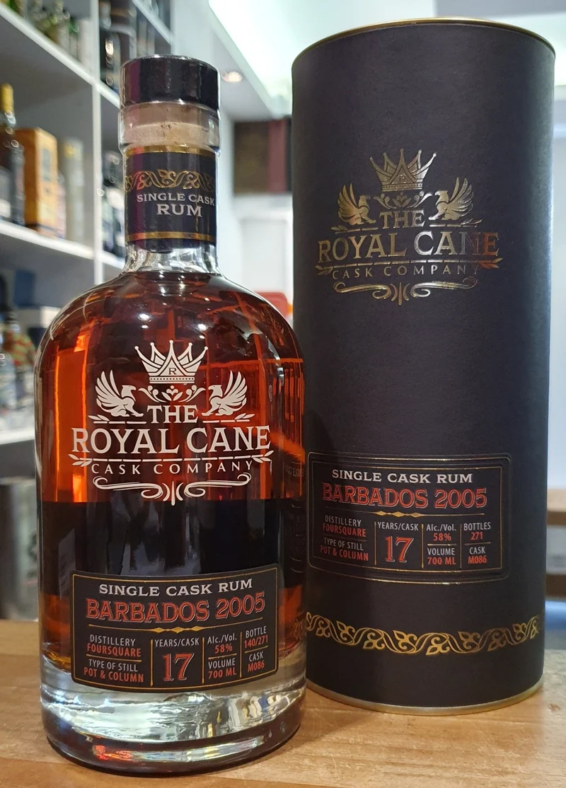 Royal Cane Foursquare 2005 0,7l 58%vol. Rum single cask Barbados