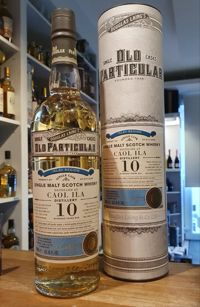 Caol Ila 10 Y single cask 2011 2021 #dl15160 Old Particular 48,4% vol. 0,7l Whisky Douglas Laing