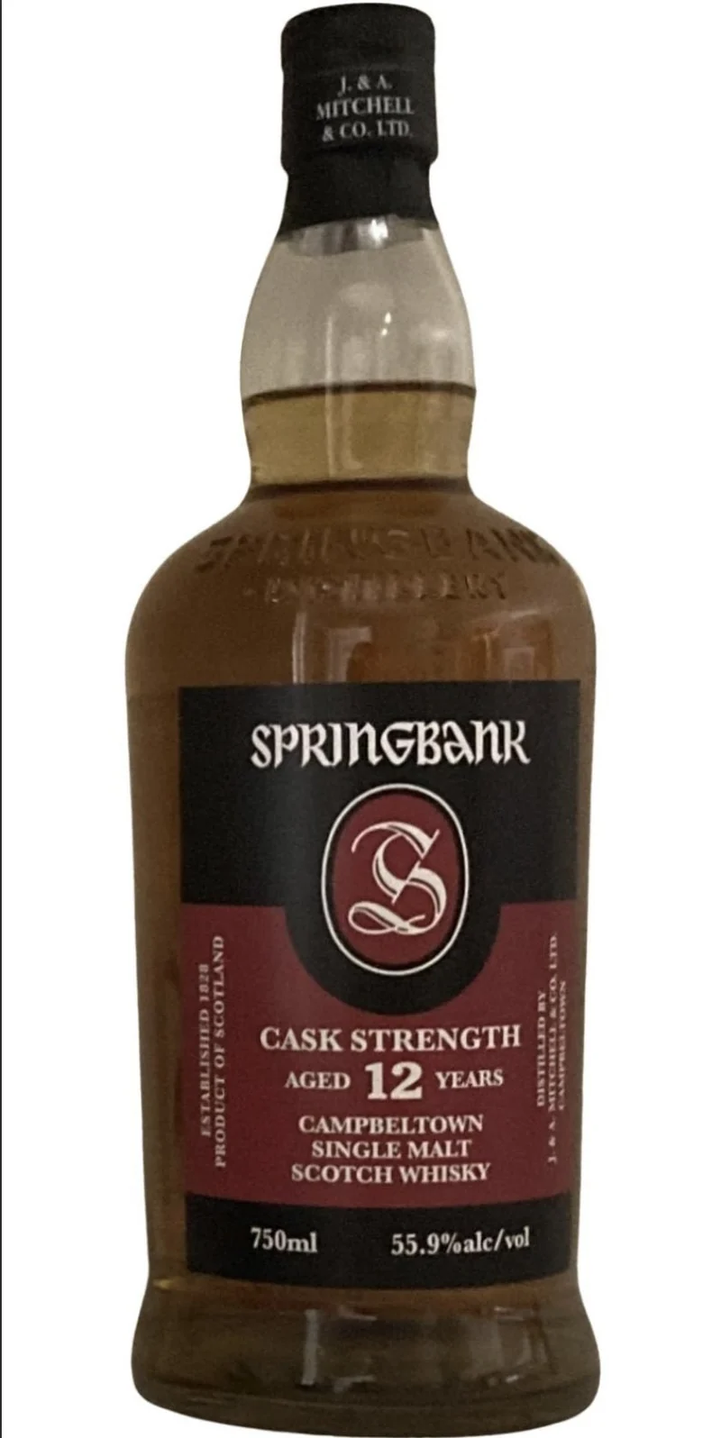 Springbank 12 y 2021 B 23 cask strength o.Dose 0,7l 55,9% vol. Schottland Whisky