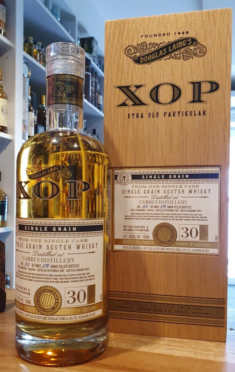 X Cambus 1991 2022 30 Y XOP single cask xtra Old Particular 59,5% vol. 0,7l Whisky Douglas Laing