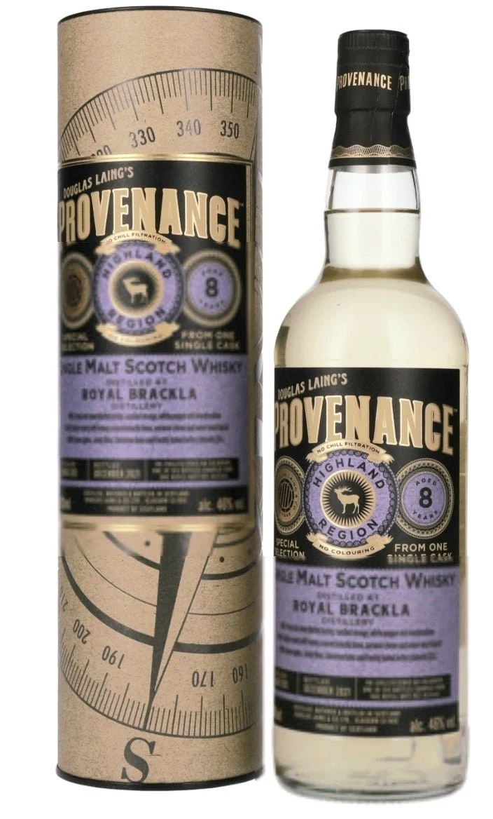 X Royal Brackla 8 Y single cask 2013 2021 Provenance 46% vol. 0,7l Whisky