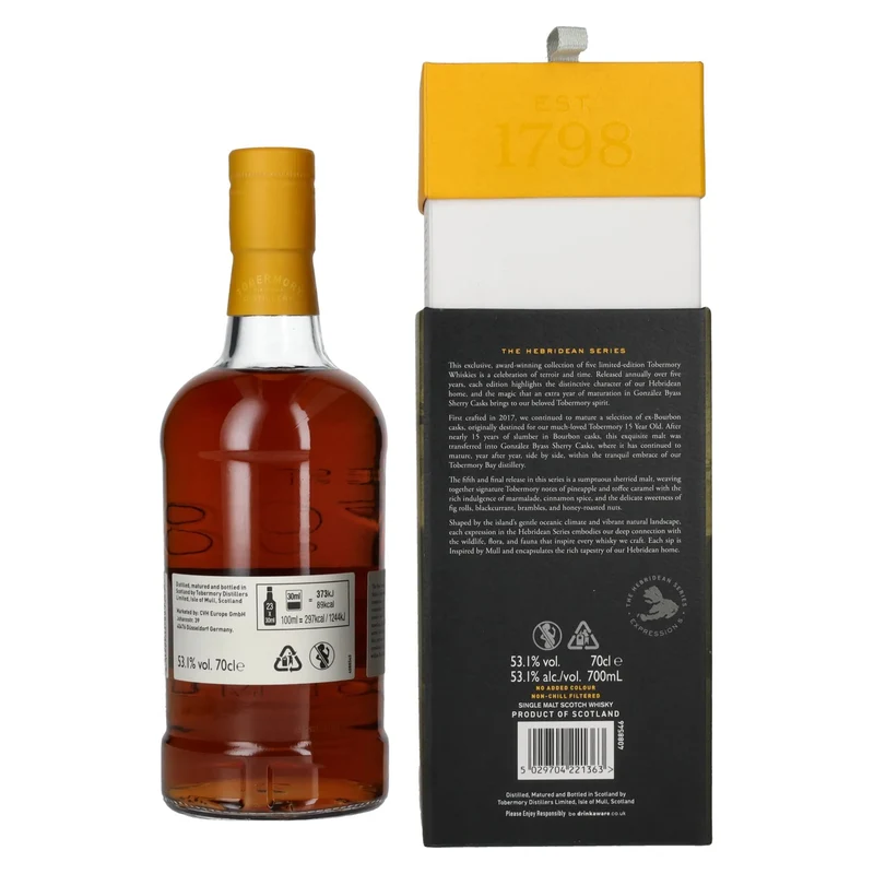 Tobermory 27 Years Old EXPRESSION 5 Single Malt Scotch Whisky 53,1% Vol. 0,7l in Geschenkbox