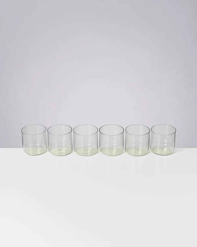 Joia Glas klein smaragd 6er-Set