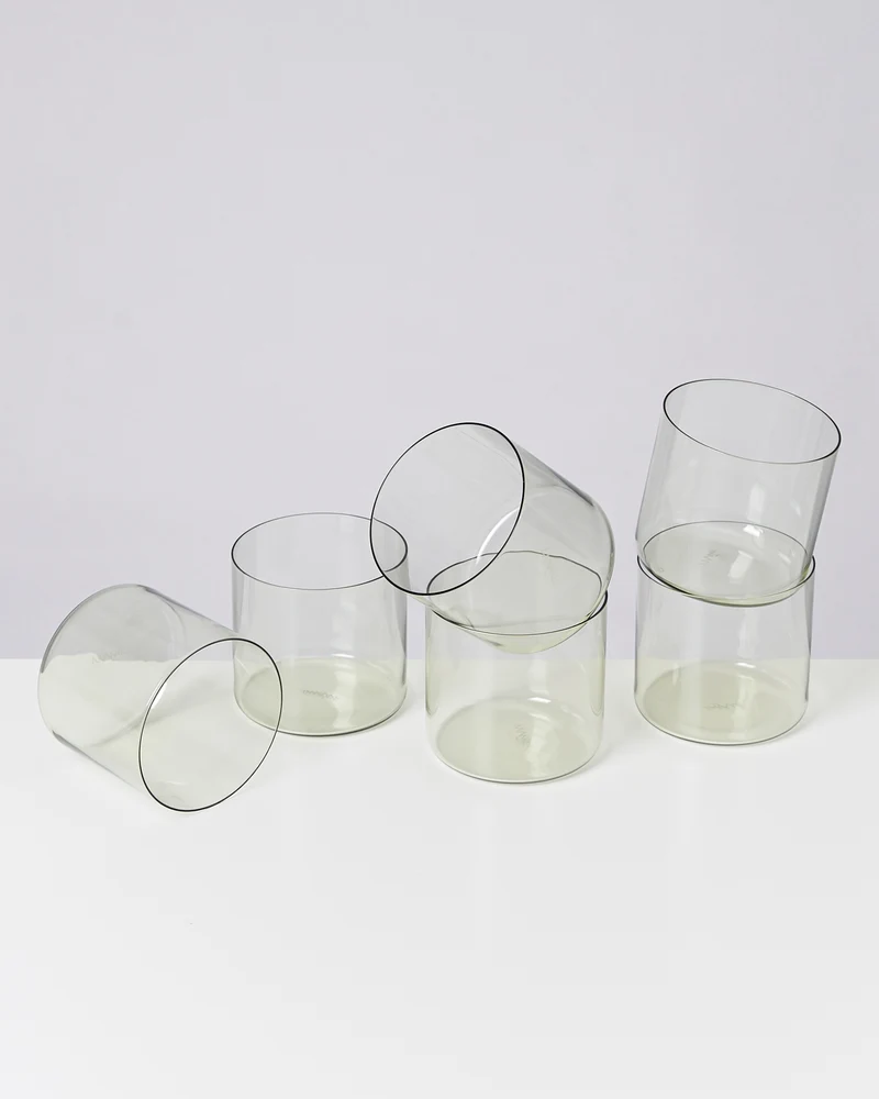 Joia Glas klein smaragd 6er-Set