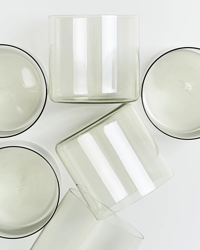 Joia Glas klein smaragd 6er-Set